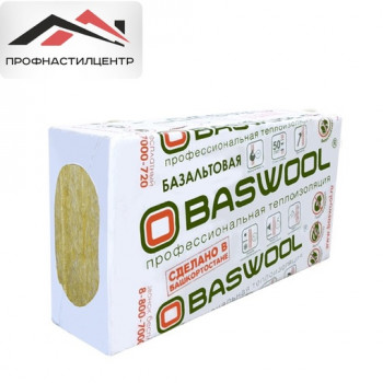Baswool Вентфасад 70 1200мм*600мм* 50мм (6 плит-4,32м²/0,216м³/ упаковка)
